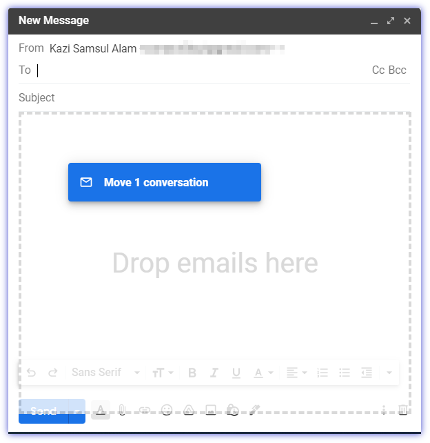 How to attach an email in Gmail method 2 02