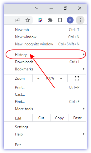 How to clear history on Chrome browser in Windows image 02