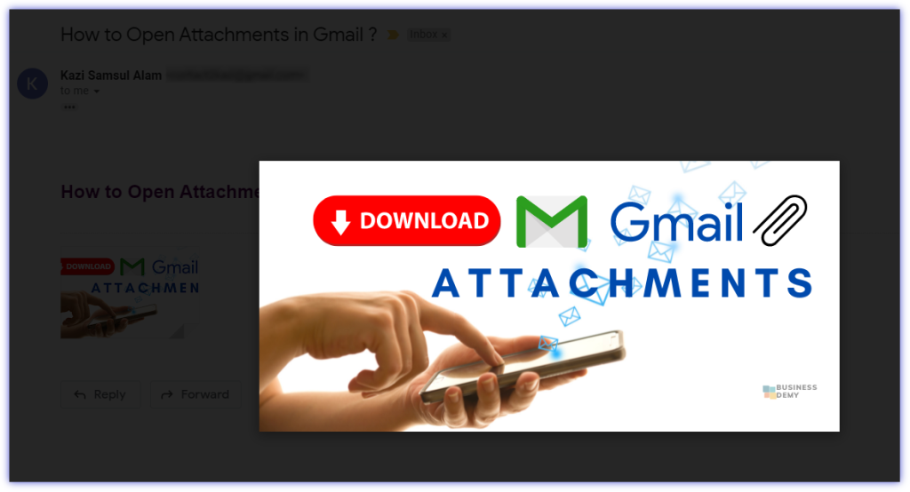 How to open Attachments in Gmail on computer 08