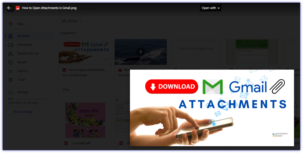 How to Download Attachments in Gmail to Google Drive 06