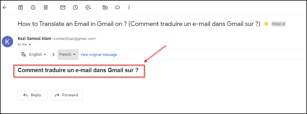 How to Translate an Email in Gmail-Image 08