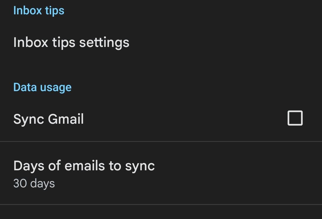 Sync queued Gmail