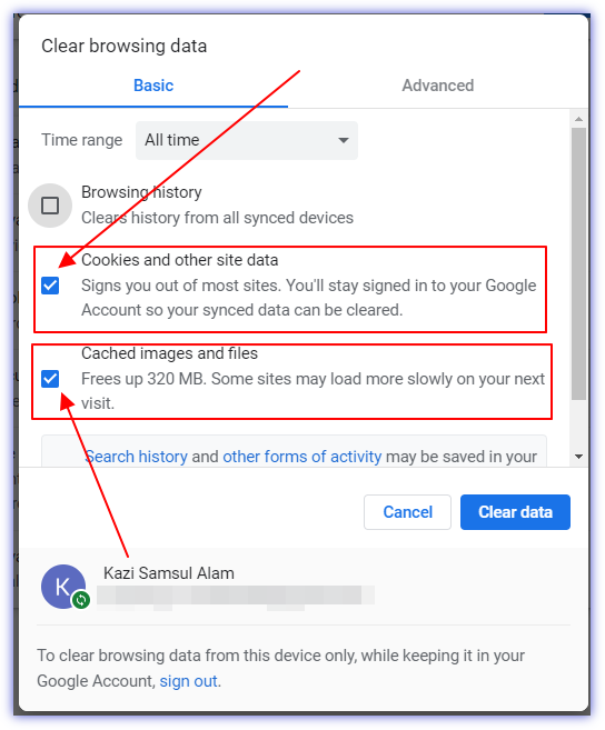 how to clear gmail cache 10